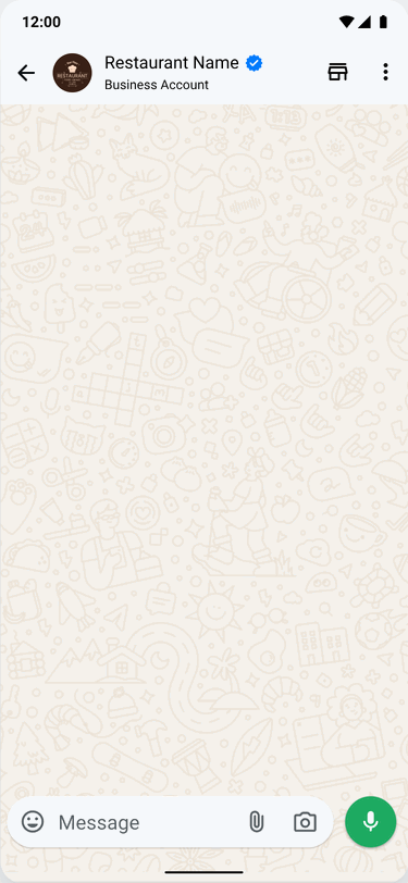 Seamless WhatsApp Ordering GIF